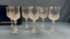 (6) Lead Crystal 7" Wine Glasses - 2