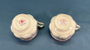 (2) Royal Albert Petit Point Cups & Saucers - 7