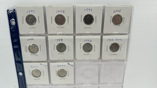 (10) Canadian 10 Cent Coins