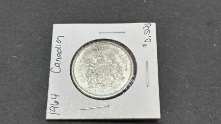 1964 Canadian 50 Cent Coin