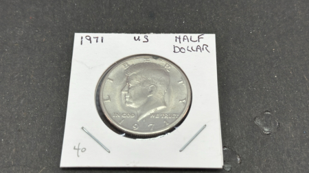 1971 US Half Dollar Coin