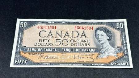 1954 Canadian $50 Bill