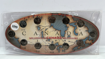 Canada Millenium Quarter Set