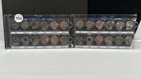 (2) Millenium Canadian Quarter Sets