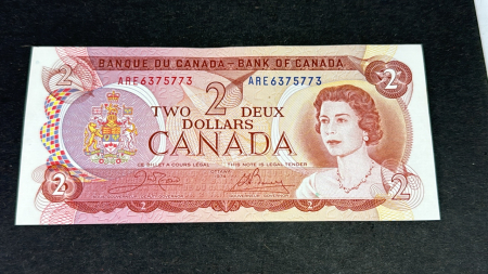 1974 Canadian Two Dollar Bill