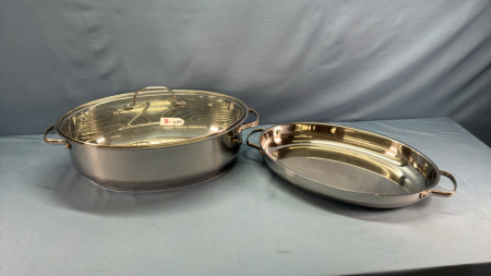 Beaumark 3 Piece Roasting Pan Set