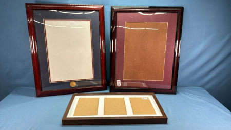 (3) Picture Frames