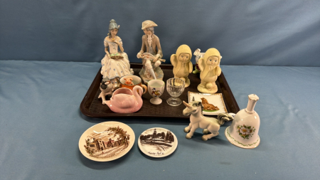 Assorted Figurine Plate Lot