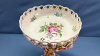 Hand Painted Dresden Pedestal Bowl - 3