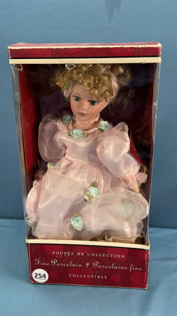 Porcelain Doll 12" High