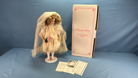 Playing Bride 17" Porcelain Doll