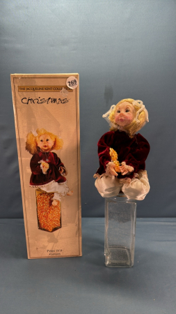 Jacqueline Kent Collection Christmas Popcorn Doll