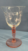 (6) Pine Stem Crystal Wine Glasses - 3