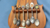 Approx. 55 Collector Spoons with Wooden Racks - 7