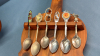 Approx. 55 Collector Spoons with Wooden Racks - 8