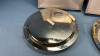 (2) Matching 11" Metal Decorative Trays - 4