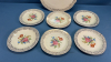 Lord Nelson Ware 11" Cake Plate & (6) 7" Plates - 2