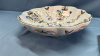 Hand Painted 10" Bowl & Qty of Matching Flatwear - 5