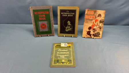 (4) Vintage Cook Books