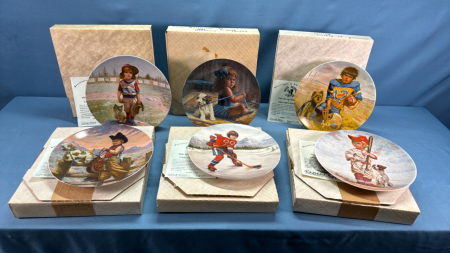 (6) Assorted Collector Plates