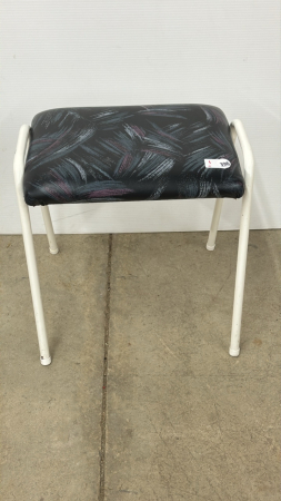 Metal Framed Stool with Padded Seat