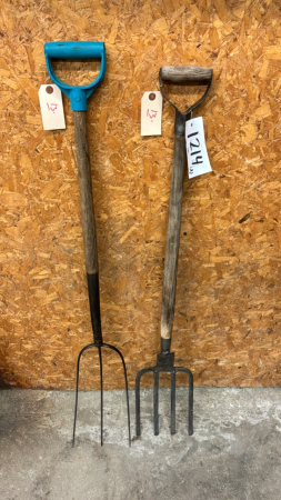 Short-Handled 3 Prong Fork and a Potato Fork