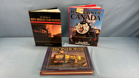 Lot of (3) Hardcover Railway Books