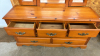 Pine 7 Drawer Dresser with Mirror - 3