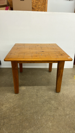 Square Wooden Kitchen Table