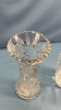 (2) 10" Glass Vases - 3