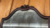 Ornate Shield Style Mirror in Mahogany Frame - 4