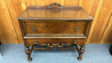 Walnut Credenza with 2 drawers