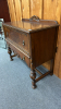 Walnut Credenza with 2 drawers - 4