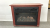 Electric Freestanding Fireplace on wheels