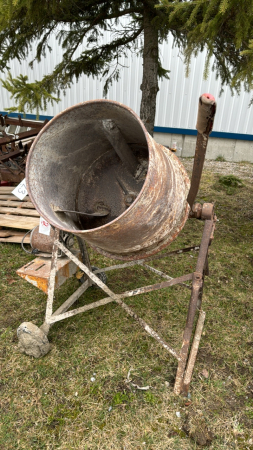 Cement Mixer with Electric Motor