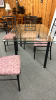 Glass Top Table on Metal Frame & (4) Metal Chairs - 6