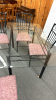 Glass Top Table on Metal Frame & (4) Metal Chairs - 7