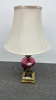 Cranberry Table Lamp