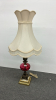 Cranberry Base Lamp