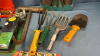 Quantity of Gardening Tools, Drill Bits, Bale Hook - 7