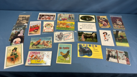 Approx. 21 Vintage Postcards