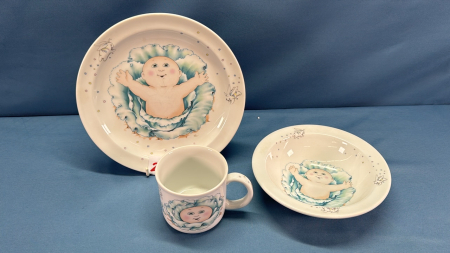 Cabbage Patch Royal Worcester 3 Piece Set