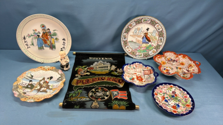 Large Quantity of Oriental Style Plates