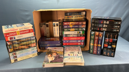 Approx 48 Travel VHS Tapes