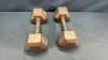 Pair of 15lb Exercise Weights - 4