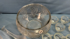 Large Punch Bowl With 2 Plastic Ladles - 6