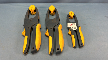 (3) Mastercraft Hand Clamps