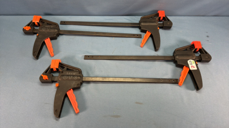 (4) 12" Sliding Bar Clamps