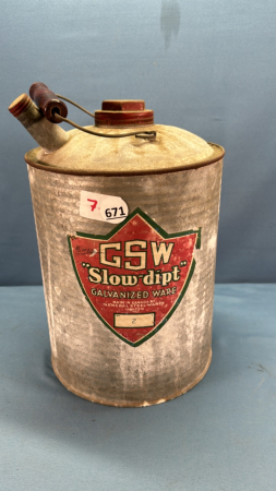 GSW Galvanized Fuel Pail