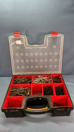 Assortment of Screws with carrying Case